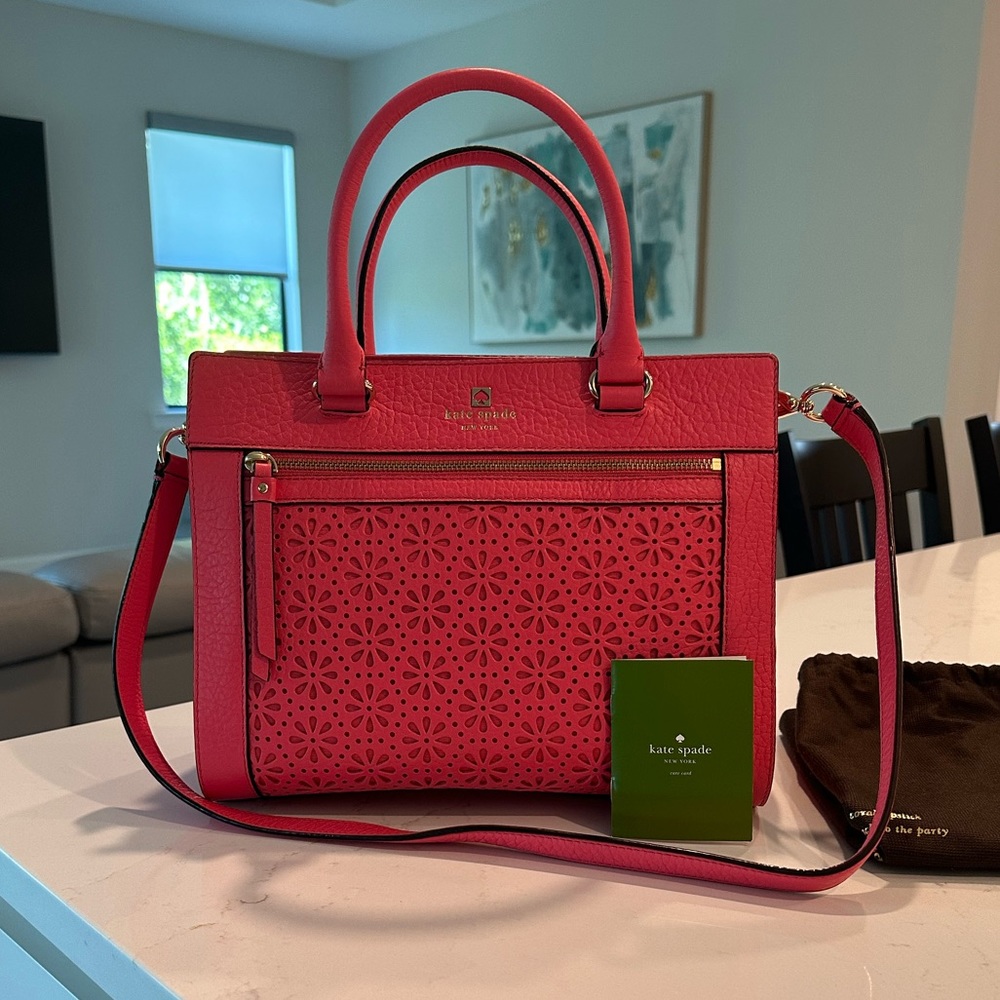 Kate Spade Perri Lane Romy Leather Satchel Handbag